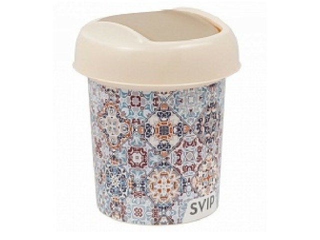 Контейнер для мусора 1 л декор Марокко 4119